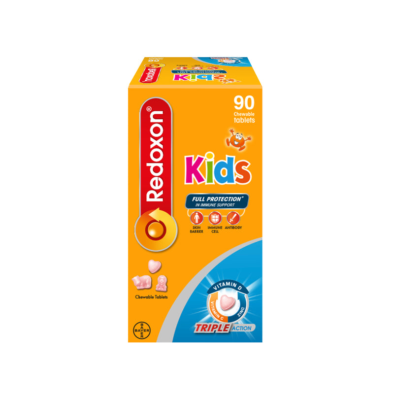 Redoxon Triple Action Kids Chewable Tablets 90pcs