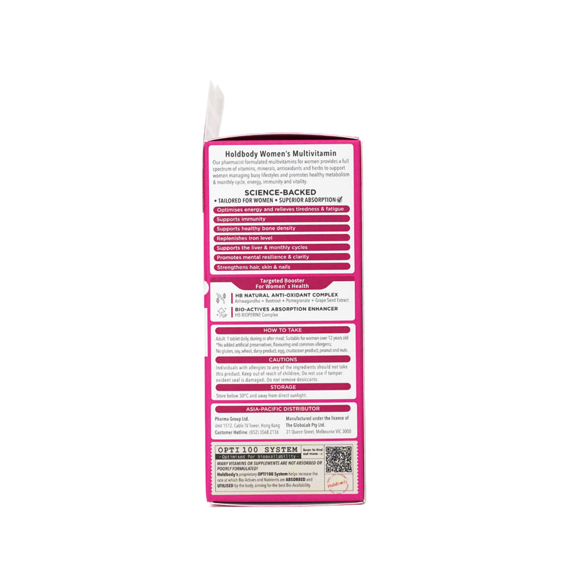 Holdbody Women's Multivitamin 30pcs