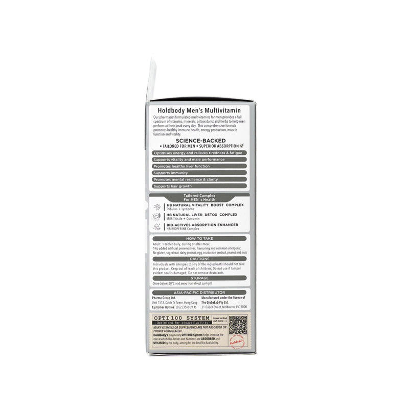 Holdbody Men's Multivitamin 30pcs
