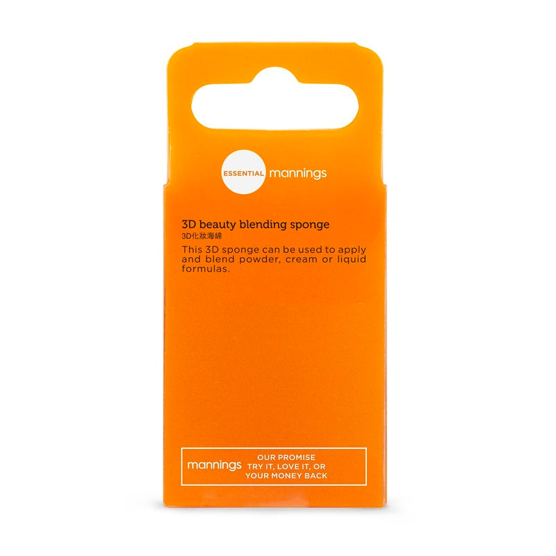 Essential Mannings 3D Beauty Blending Sponge 1pc