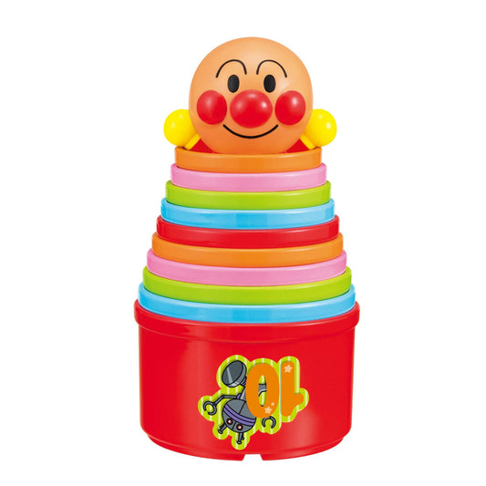Anpanman Genius Brain Stacking Cup Tower Toy 1 set