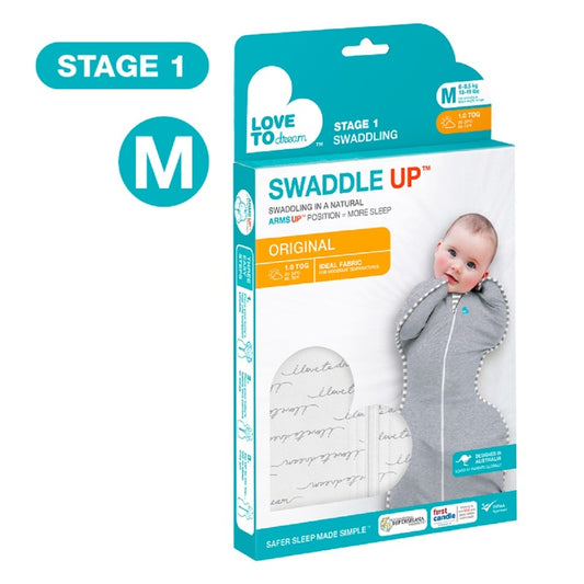 Love To Dream Swaddle Up Original (Stage 1) White M Size 1pc