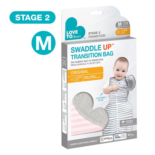 Love To Dream Swaddle Up Transition Bag (Stage 2) Dusty Pink M Size 1pc