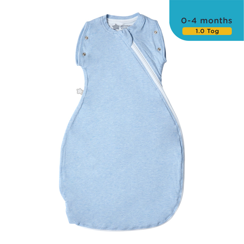Tommee Tippee Snuggle 0-4 Months 1.0Tog (Blue) 1pc