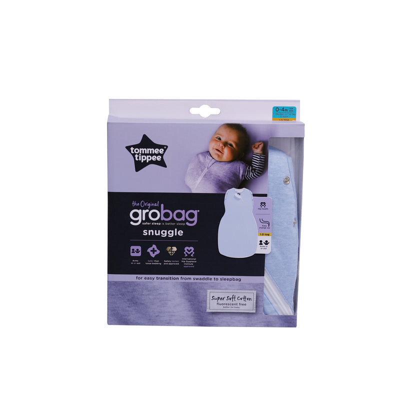 Tommee Tippee Snuggle 0-4 Months 1.0Tog (Blue) 1pc
