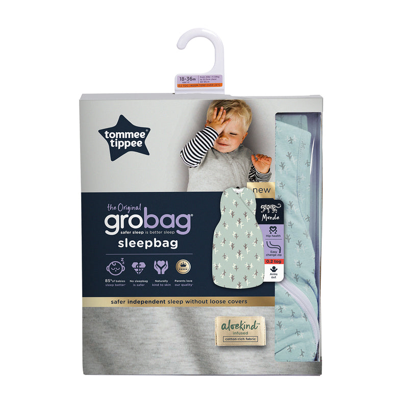 Tommee Tippee New Aloekind Sleep Bag 18-36 Months 0.2 Tog - Treasure Tree 1pc