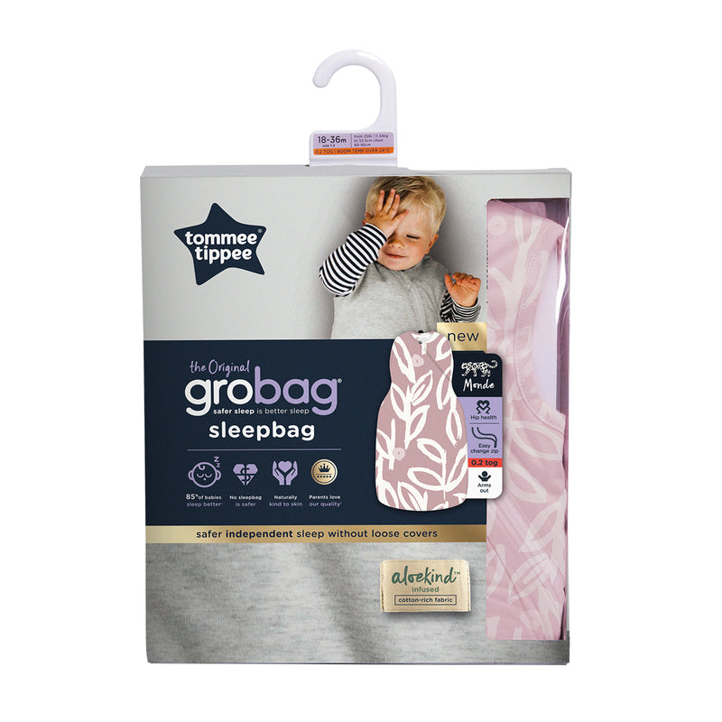 Tommee Tippee New Aloekind Sleep Bag 18-36 Months 0.2 Tog - Botanical 1pc